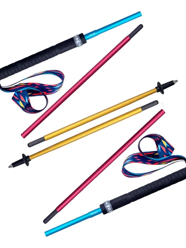 Bastones Trekking Aonijie Aluminio 120 Cm Resistente