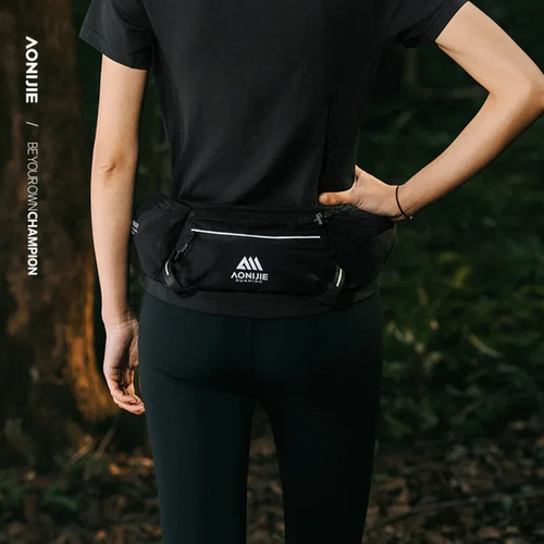 Cinturon Running Trail Aonijie Con Soft Flexible De 500 Ml. Negro - Imagen 11