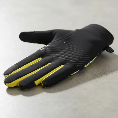 Guantes Técnicos Aonijie De Abrigo Ultralivianos Amarillo Geométrico L - Imagen 4