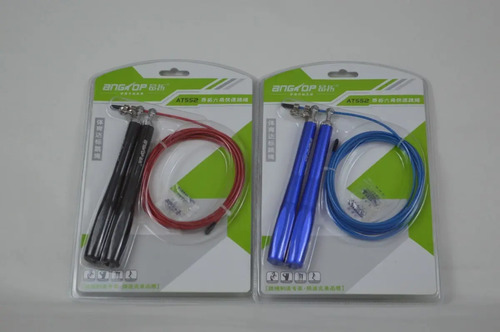 Cuerda De Salto Crossfit Speed Rope C/ Ruleman Dual Aluminio Rojo - Imagen 3