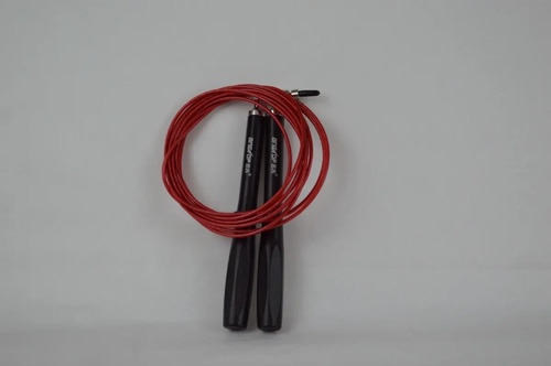 Cuerda De Salto Crossfit Speed Rope C/ Ruleman Dual Aluminio Rojo - Imagen 4