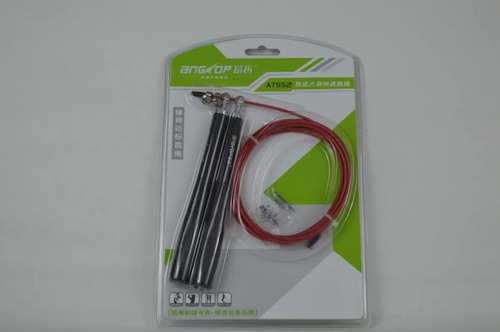 Cuerda De Salto Crossfit Speed Rope C/ Ruleman Dual Aluminio Rojo - Imagen 6