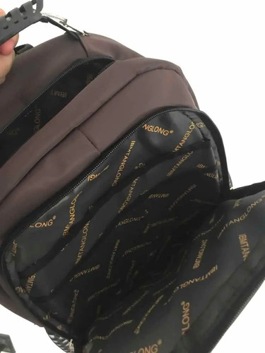 Mochila Notebook 17 Ergonómica Negro. Verde - Imagen 4