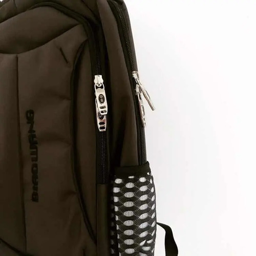 Mochila Notebook 17 Ergonómica Negro. Verde - Imagen 8