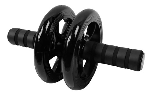 Rueda Abdominal Grande Freno De Seguridad Envió Gratis. Negro Y Azul - Imagen 2