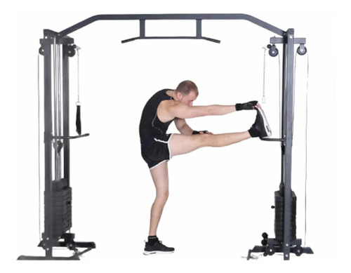 Doble Polea Full Importada 140kg Incluidos! - Imagen 5