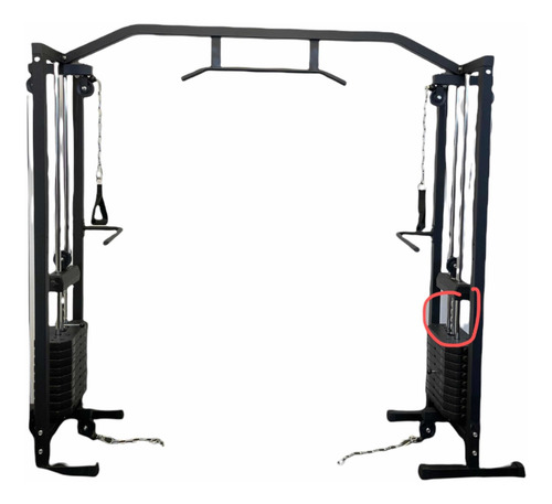 Doble Polea Full Importada 140kg Incluidos! - Imagen 7