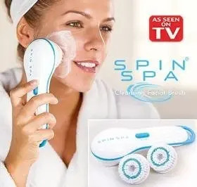 Cepillo De Limpieza Facial Exfoliante Spin Spa Facial De Tv - Imagen 4