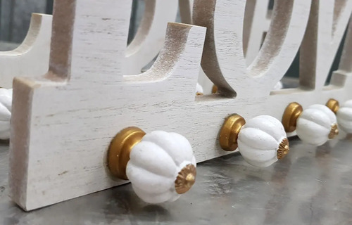 Perchero De Madera 5 Prendas Love Envio Gratis. - Imagen 3