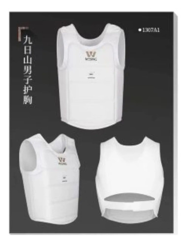 Pechera Profesional Artes Marciales, Karate Boxeo Kick Blanco - Imagen 3