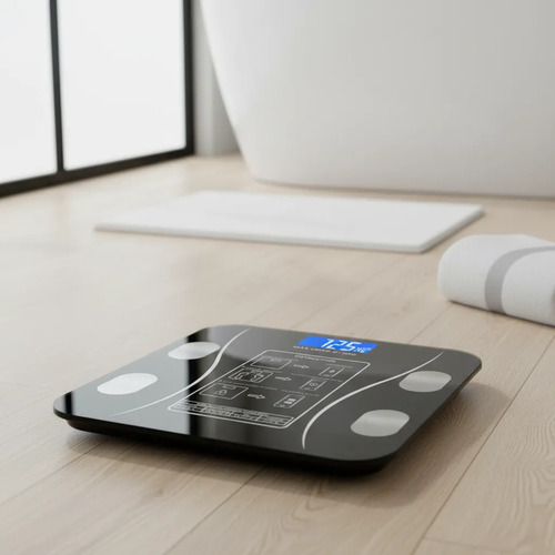 Balanza Digital Body Smart Scale C1 Negra, Hasta 180 kg - Imagen 11