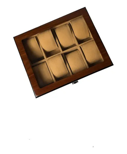 Organizado 8 Relojes Madera Marrón Oscuro - Imagen 7