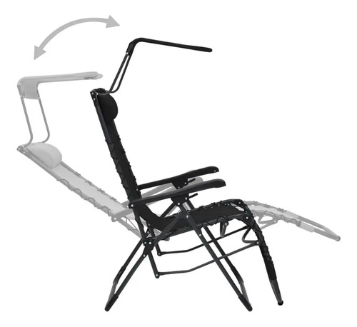 Silla Jardin Techoreposera Gravedad Cero Pleg Reclinable - Imagen 12