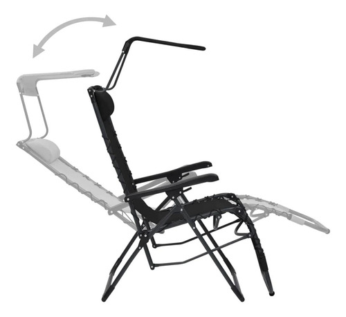 Silla Jardin Techoreposera Gravedad Cero Pleg Reclinable - Imagen 5