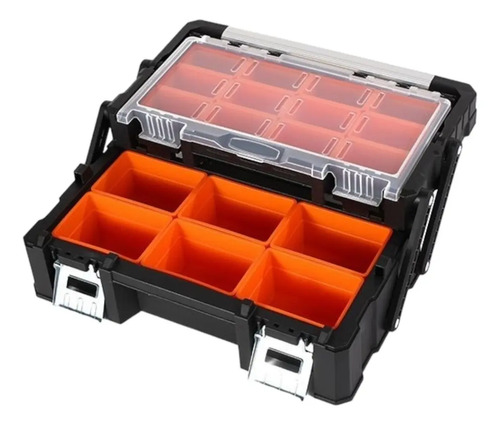 Carro Caja Herramientas 4 Modulos Profesional. Negro - Imagen 3