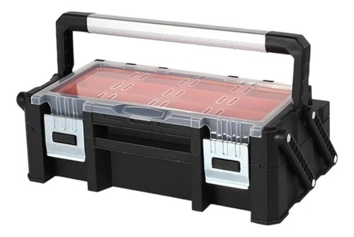 Carro Caja Herramientas 4 Modulos Profesional. Negro - Imagen 4