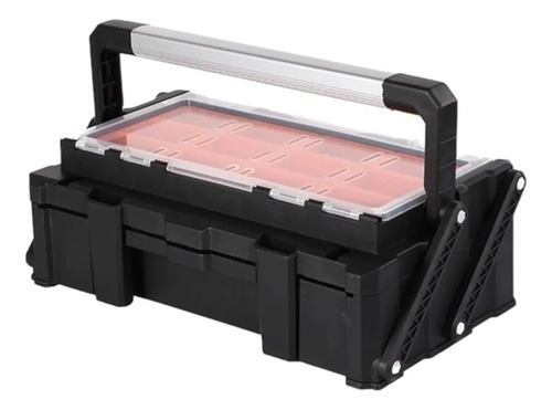 Carro Caja Herramientas 4 Modulos Profesional. Negro - Imagen 5