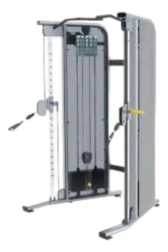 Doble Polea Estacion Gym Profesional Jmfitness Gris Negro - Imagen 3
