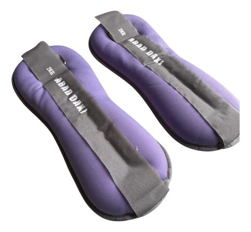 Tobipesas Tobilleras Neopreno 2kg Par Profesionales Lila - Imagen 5