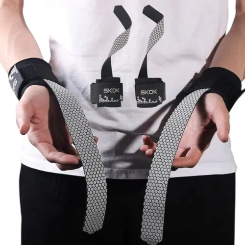 Straps Correa De Levantamiento Gimnasio Skdk Black Negro - Imagen 5
