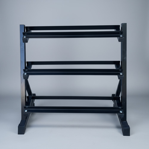 Soporte Mancuernero Importado 130 Cm 3 Bandejas Ventasuy Negro - Imagen 8