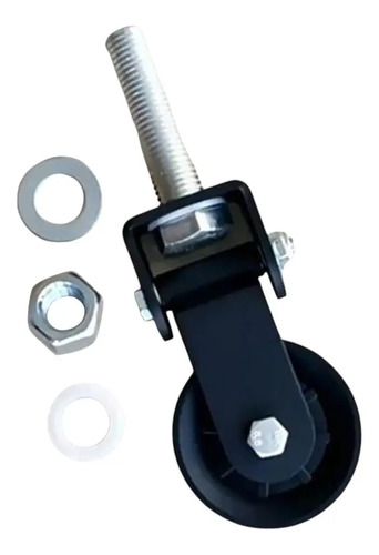 Set Kit Polea Alta + Linga + Cable + Barra Rueda De Aluminio Negro - Imagen 4